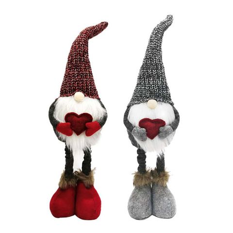 Adornos de muñeca de Gnomo sueco hechos a mano de Navidad estatuilla de pie extensible juguetes de fiesta en casa DecorThanks Giving Day Gift ► Foto 1/6