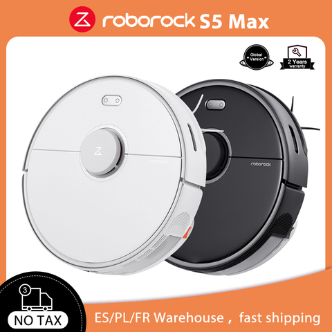 Roborock-Robot aspirador S5 Max, aspiradora con WIFI, Control por aplicación, automático, Planificación inteligente, barrido de polvo, esterilización, lavado, succión ciclónica ► Foto 1/6