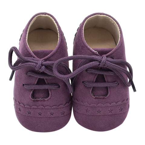 Zapatos antideslizantes de cuero nobuk para bebé recién nacido, zapatillas deportivas de lona, mocasines, calzado ► Foto 1/6