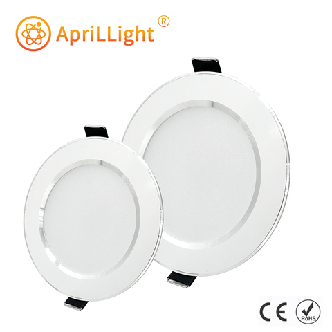 LED Downlight 3W 5W 7W 9W 12W 15W ronda lámpara empotrada AC 220V 230V 240V LED luz de techo dormitorio cocina proyector LED para interior ► Foto 1/6