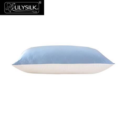 Lilysilk 100% Pura Seda de Mora Terse Funda de Almohada de Algodón Funda de almohada para el Cabello con Cierre Oculto Hipoalergénico ► Foto 1/6