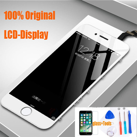 Pantalla LCD Original reacondicionada para iPhone 6 6s plus 7 8 5S SE, montaje de pantalla táctil, negro y blanco, repuesto con herramientas ► Foto 1/4