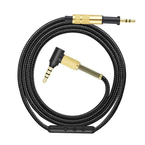 OFC-Cable de extensión de Cable de música chapado en oro, para AKG K450 K430 K451 K452 K480 K490 K495 Q460, auriculares ► Foto 1/6