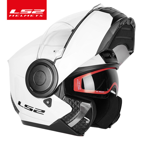 LS2 alcance casco motocicleta Modular ls2 ff902 flip-up lente doble cascos casco capacete casque ► Foto 1/5