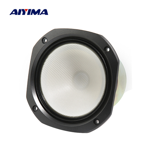 AIYIMA-altavoz de bajos Midrange de 5 pulgadas, controlador de altavoz de 4 Ohm, 25W, Woofer de baja frecuencia, altavoz de sonido Hifi para cine en casa, 1 Uds. ► Foto 1/5