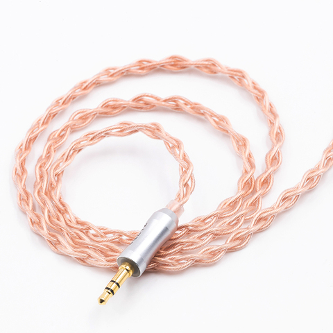 BQEYZ-Cable de cobre y cristal de 4 núcleos, 0,78mm, Monitor interno de 2 pines, equilibrado, auricular extraíble Hifi, Cable de repuesto ► Foto 1/6