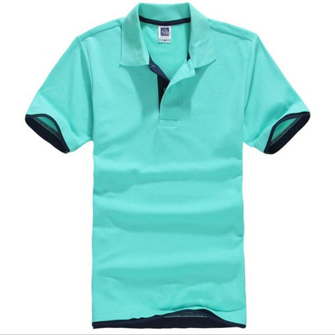 Polo de manga corta de algodón para hombre, camiseta informal, Polos de talla grande 3XL, Polos de Golf y tenis, verano 2022 ► Foto 1/6