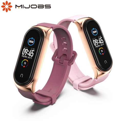 Correa de silicona para Xiaomi Mi Band 5, 4 y 3, repuesto para pulsera inteligente Xiaomi Mi Band 5, 4 y 3, Color TPU ► Foto 1/6