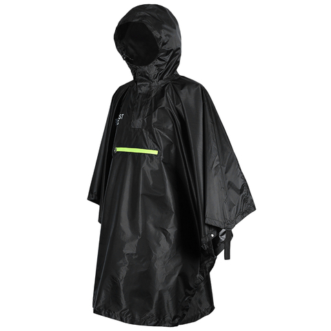 Chubasquero para hombre y mujer, chubasquero para bicicleta, chubasquero, chubasquero con Reflector, Poncho impermeable con tira reflectante ► Foto 1/6