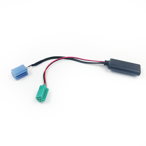 Biurlink-miniadaptador de Cable Aux para Radio de coche, conector de 8 pines, ISO, verde y azul, Bluetooth 5,0, para Renault ► Foto 1/3