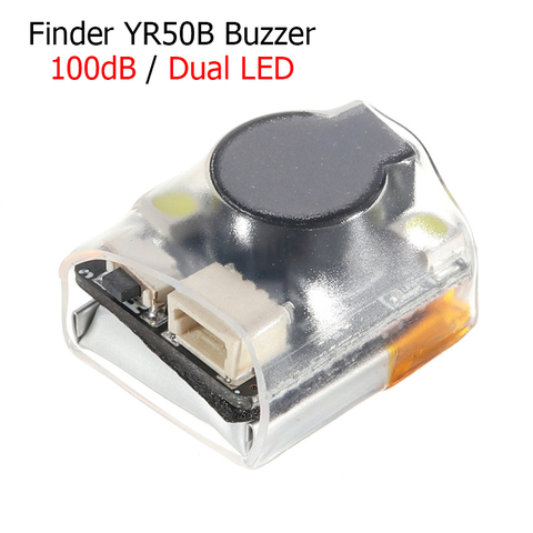 Buscador de YR50B Super fuerte 100db timbre w/de doble LED para RC Dron de carreras con visión en primera persona piezas de control remoto del JHE42B ► Foto 1/5