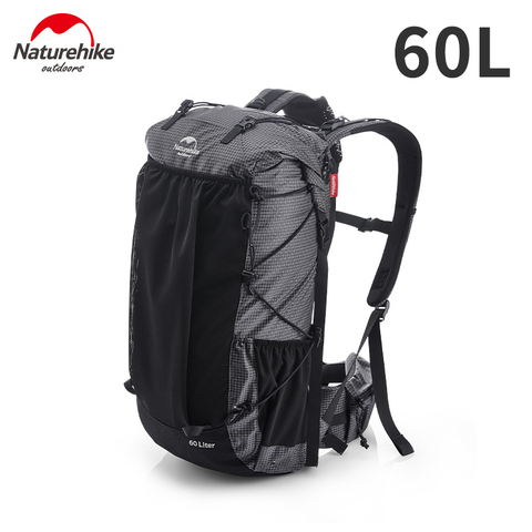 Naturehike-mochila impermeable de escalada para hombre y mujer, bolsa de deportes de alta capacidad, ultraligera, de viaje, para senderismo, 60L ► Foto 1/6