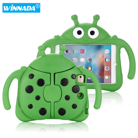 Caso para iPad mini 1 2 3 4 5 lindo de dibujos animados a prueba de golpes funda de cuerpo entero para niños tablet cubierta para carcasa de ipad mini ► Foto 1/6