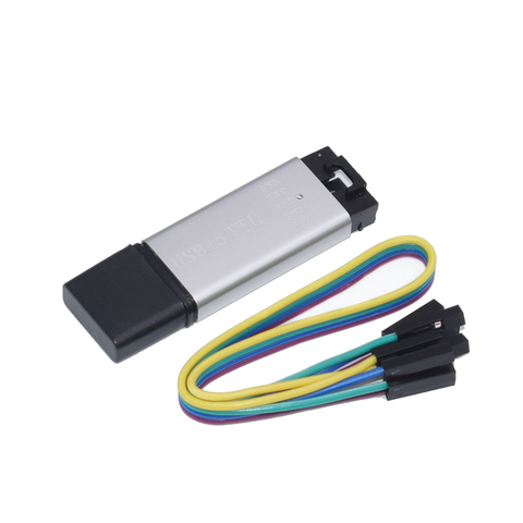Carcasa de aluminio de CP2102 USB 2,0 a TTL módulo UART 6Pin serie convertidor STC reemplazar FT232 módulo de apoyo 5v/3,3 v para arduino ► Foto 1/3
