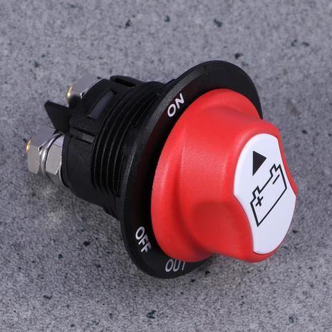 Interruptor de batería de coche 50A 100A 200A, aislador de potencia de desconexión DC 32V, Kit de interruptor de corte para coche, motocicleta, camión, barco, vehículo ► Foto 1/6