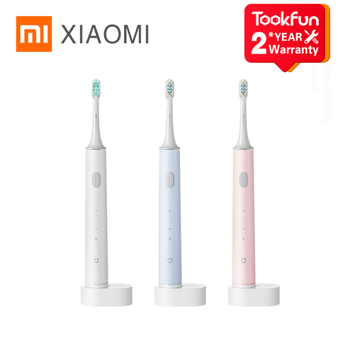 2022 XIAOMI MIJIA T500 cepillo de dientes eléctrico blanqueamiento de dientes vibrador inalámbrico Oral Smart Sonic Brush Ultra sonic limpiador de higiene ► Foto 1/6