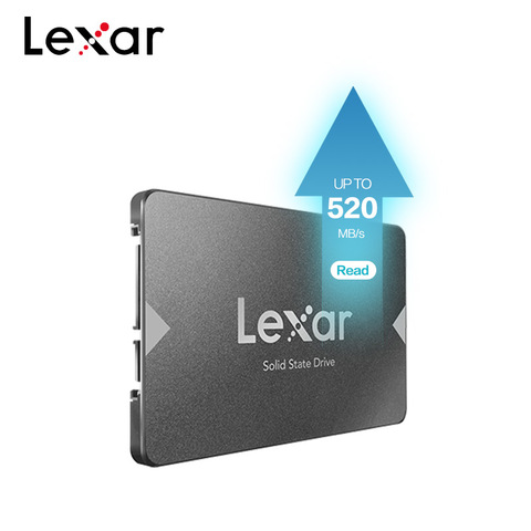 Lexar-unidad interna de estado sólido SSD NS100, 512GB, 256GB, 128GB, Ordenador de alto rendimiento, SATA III, disco duro de 2,5 pulgadas ► Foto 1/6