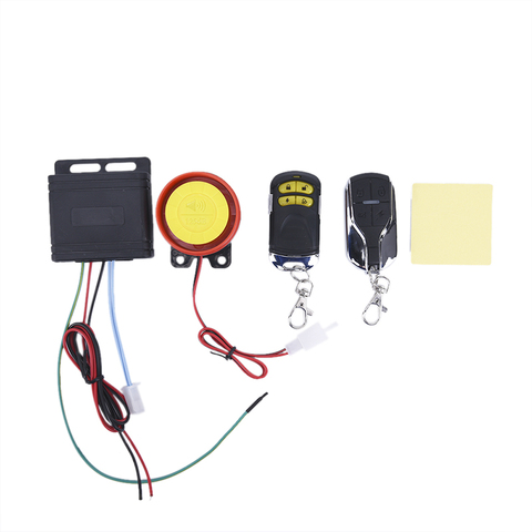 Sistema de alarma antirrobo para bicicleta, 1 Juego, 12V, con Control remoto, con manual de usuario ► Foto 1/6
