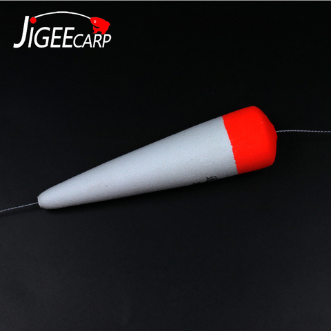 JIGEECARP-flotador de cebo vivo de Lucio de Catfish, flotador de flotación EVA en línea de 15g, 20g, 30g, accesorios flotadores de pesca de agua salada, 1/2 Uds. ► Foto 1/6