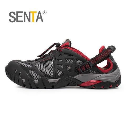 Zapatillas de senderismo transpirables para hombres y mujeres, sandalias de senderismo para exteriores para hombres y mujeres, sandalias de agua para senderismo y senderismo, Tallas grandes ► Foto 1/6