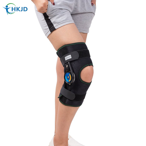 HKJD Ajustar Apoyo de Rodilla Médica Férula Ortopédica Wrap Esguince Ligamento Lesiones Deportivas Hemiplejía rodilleras Osteoartritis ► Foto 1/6