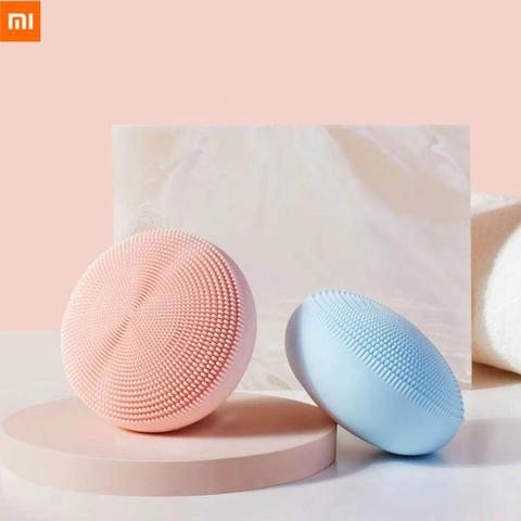 Xiaomi-Instrumento de limpieza Facial eléctrico Mijia Sonic, masajeador de silicona inteligente resistente al agua, limpiador de cuidado Facial ► Foto 1/6