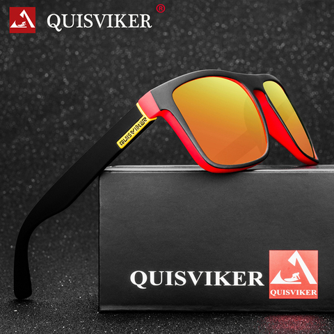 Gafas de sol QUISVIKER a estrenar 2022 polarizadas para hombres y mujeres gafas de sol cuadradas para hombre UV400 gafas de conducción Retro Vintage ► Foto 1/6