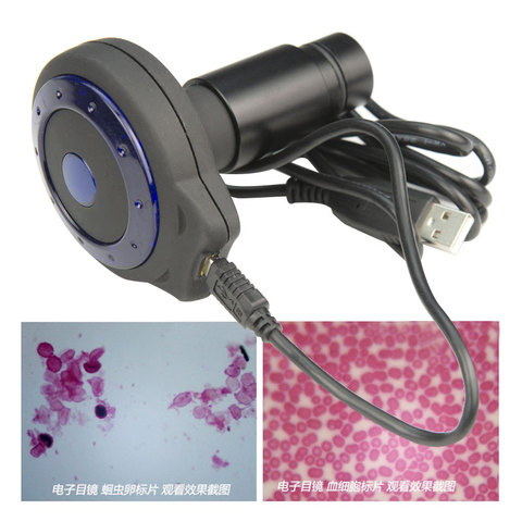Microscopio digital CMOS de 5.0MP con USB 2,0, cámara electrónica HD, CCD, para microscopio estéreo, captura de imagen ► Foto 1/6