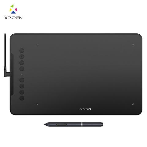 Xp-pen DECO 01 tableta gráfica Digital de 10x6,25 pulgadas, bolígrafo sin batería de 8192 niveles, compatible con Windows Mac, para dibujar animación ► Foto 1/6