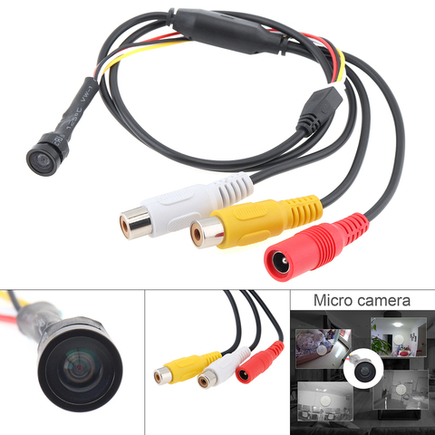 Micro cámara HD 1200TVL, Cámara en miniatura gran angular de 170 grados, lente de 1,8 MM, Mini cámara CCTV a Color para monitoreo/grabación ► Foto 1/6