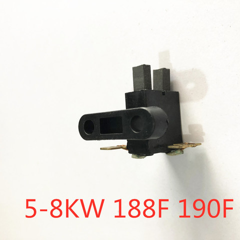 Conjunto de cepillo de carbono Universal 186F 188F 190F para Champion & More 5-8KW accesorios de generador EC6500 pieza de cobre (paquete de 5) ► Foto 1/5