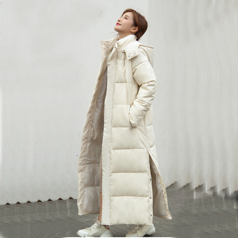 Parka gruesa con capucha para mujer, chaqueta de invierno, abrigo para cultivar la moralidad, Sudadera con capucha 805 ► Foto 1/6