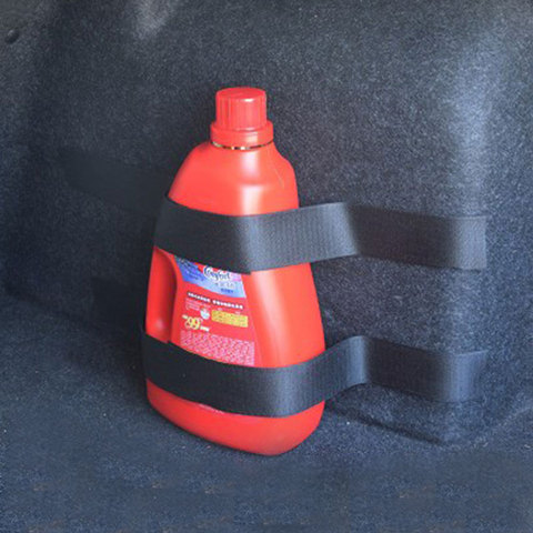 4 unids/set fuego coche pegatina para extintores de nylon correa de cinta vendaje red bolsa de almacenamiento de maletero de coche gancho de cinta mágico y bucle Correa pegatinas ► Foto 1/6