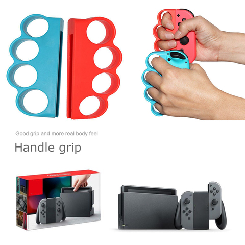 1 par para Nintendo alegría Con controlador suave de dedos empuñaduras para Fitness boxeo conmutador de juego Accesorios ► Foto 1/6