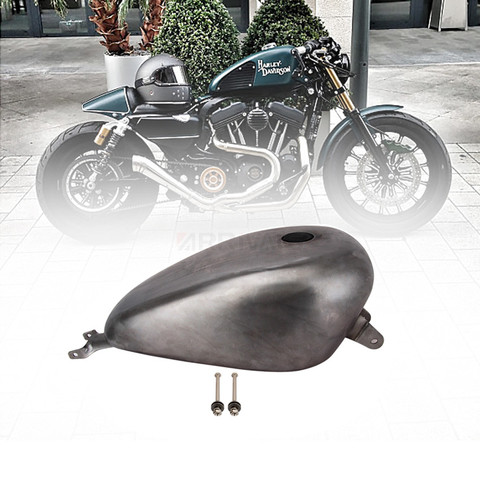 14.4L de la motocicleta sin pintar de tanque de Gas para Harley Sportster XL XL883 XL1200 X48 X72 de hierro 2007-2017 16 15 14 13 12 11 10 09 08 ► Foto 1/6