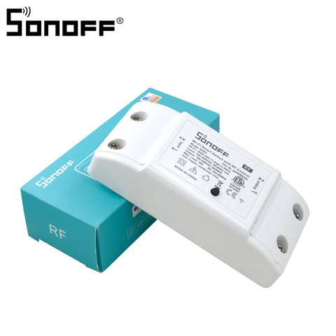 SONOFF RF WiFi interruptor inteligente 433Mhz control remoto Módulos de Automatización del hogar inteligente Diy temporizador CA 90-250V 220V 433mHz ► Foto 1/6