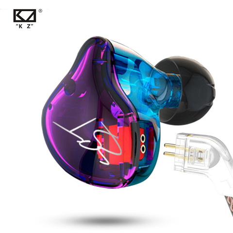 KZ ZST-auriculares con Bluetooth 1DD + 1BA, controlador dinámico y armazón, monitores de oído, aislamiento de ruido, Auriculares deportivos de música HiFi ► Foto 1/6