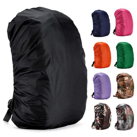 Mochila impermeable ajustable de 35/45L, bolsa de hombro con cubierta para lluvia, protección militar, para acampar al aire libre y senderismo ► Foto 1/6