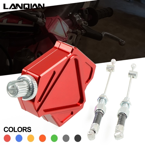 La motocicleta de aluminio de palanca de embrague para acrobacias sistema de Cable de tracción fácil para Honda CR FCI SL XR CRM 80 85 150, 230, 250, 450 X R MOTARD AR ► Foto 1/6