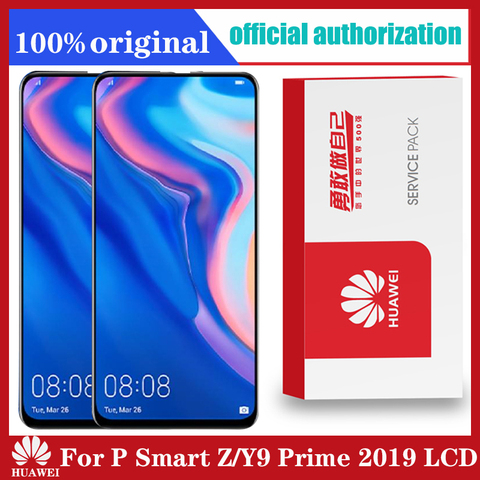 Original 6,59 pulgadas Huawei Y9 primer 2022/P Smart Z LCD pantalla STK-LX1 MONTAJE DE digitalizador con pantalla táctil a ► Foto 1/6