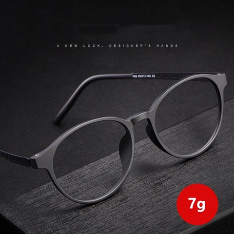 Gafas con montura redonda para hombre y mujer, montura de gafas Retro de titanio puro, Marco óptico de gafas graduadas, 8868T ► Foto 1/6