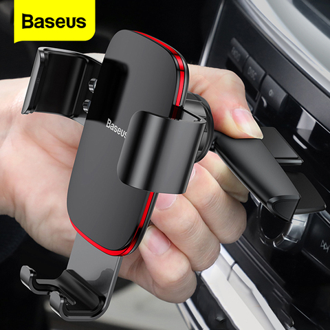 Baseus CD ranura para teléfono de coche soporte de montaje de gravedad para coche para teléfono para iPhone Samsung Xiaomi móvil teléfono soporte de coche ► Foto 1/6