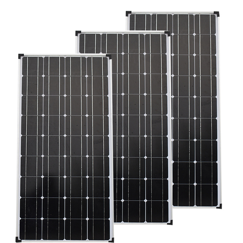 Panel Solar de vidrio, marco de aluminio, 300W, 400W, 30MM de grosor, 1165mm x 550mm, carga de batería de 12V y 100W para barco, coche y hogar ► Foto 1/6