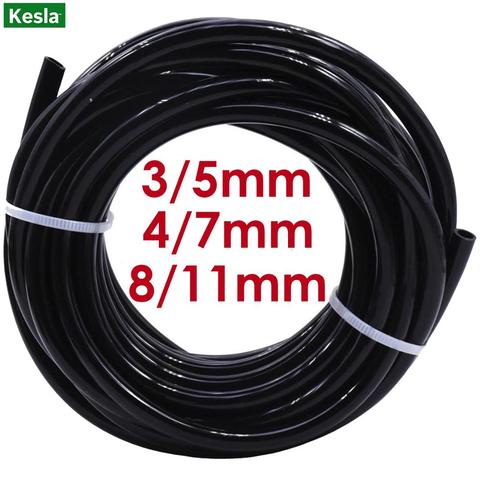 Karla-tubo conector de manguera de riego para jardín, 3/5mm, 4/7mm, 8/11mm, 1/4 