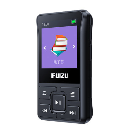 RUIZU X55 Clip Sport Bluetooth MP3 Player 8gb Clip Mini con pantalla compatibilidad con FM, grabación, E-Book, reloj, podómetro reproductor de música ► Foto 1/1