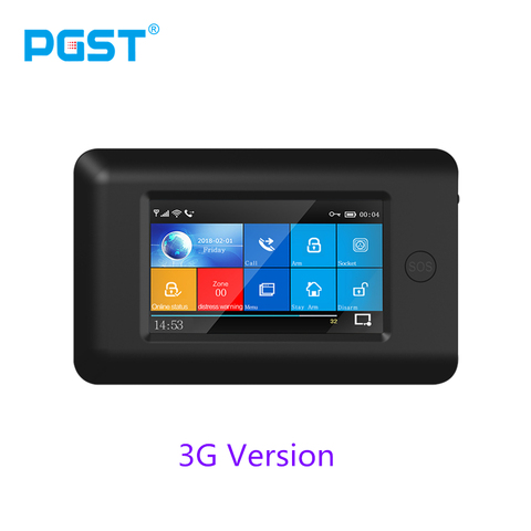 PGST PG-106 inalámbrico 433MHz GSM 3G WIFI GPRS aplicación remota de RFID de Control de PIR inteligente ALARMA DE SEGURIDAD PARA EL HOGAR sistemas para IOS y Android ► Foto 1/6