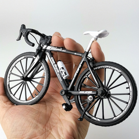 Crazy-Bicicleta de aleación de dedo mágico para adultos, modelo de bicicleta de simulación, curva, carretera, Mini juguetes de carreras, regalos de colección, 1:10 ► Foto 1/6
