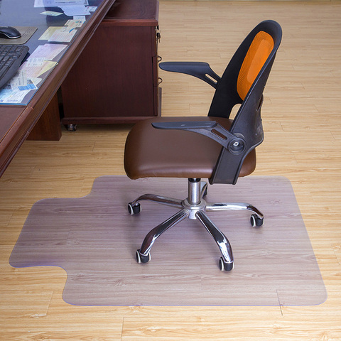 Alfombrilla protectora de plástico transparente para silla, antideslizante, resistente a los arañazos, para sala de estar y oficina ► Foto 1/6