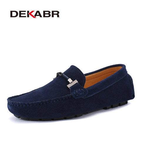 Zapatos informales DEKABR de moda para hombre, tallas grandes 38-47, mocasines de verano para conducir, zapatos transpirables al por mayor para hombre, zapatos suaves para hombre ► Foto 1/6