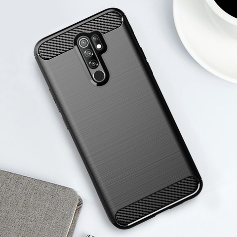 Funda suave de silicona TPU con patrón de fibra de carbono para Xiaomi Redmi9 Redmi 9 9A 9C, Redmi 9 9C ► Foto 1/6